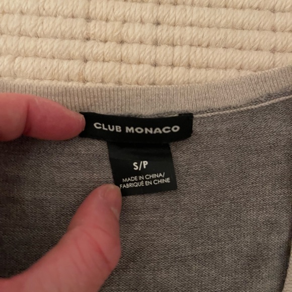 Club Monaco V-neck light sweater - Picture 2 of 2